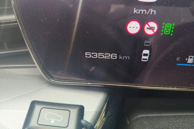 Used Haval XY 2022 1.5T ZhiZun Edition Odometer Close Up