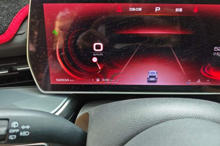 Used Haval XY 2022 1.5T Smart Edition Odometer Close Up