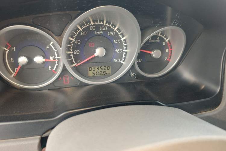 Used Higer Longwei  Odometer Close Up