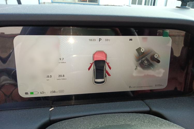 Used Hima AITO M5 2022 Pure Electric All-Wheel-Drive Performance Edition Instrument Cluster