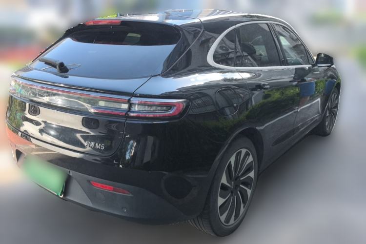 Used Hima AITO M5 2022 Extended-Range Four-Wheel Drive Flagship Edition Rear Right 45 Deg