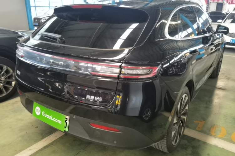 Used Hima AITO M5 2022 Extended-Range Four-Wheel Drive Performance Version Rear Right 45 Deg