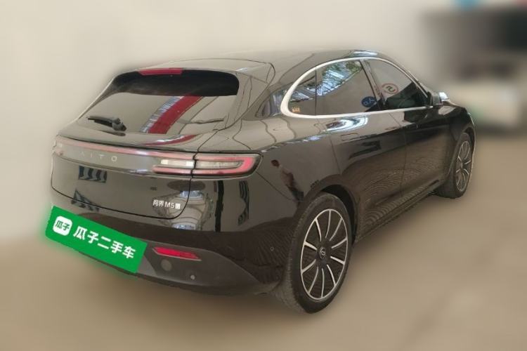 Used Hima AITO M5 2022 Pure Electric All-Wheel-Drive Performance Edition Rear Right 45 Deg