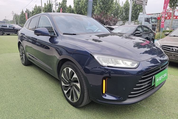 Used Hima AITO M5 2022 Extended-Range Four-Wheel Drive Performance Version Front Right 45 Deg