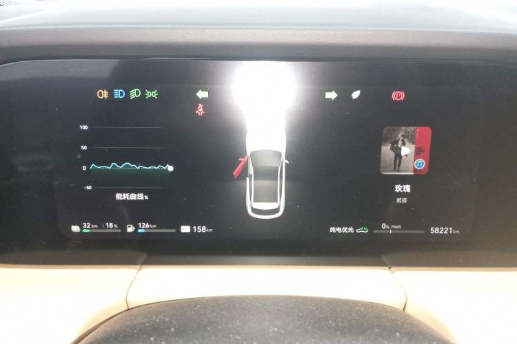 Used Hima AITO M5 2022 Extended-Range Four-Wheel Drive Flagship Edition Instrument Cluster