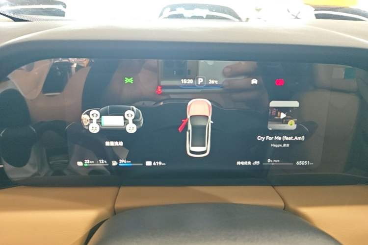 Used Hima AITO M5 2022 Extended-Range Four-Wheel Drive Performance Version Instrument Cluster