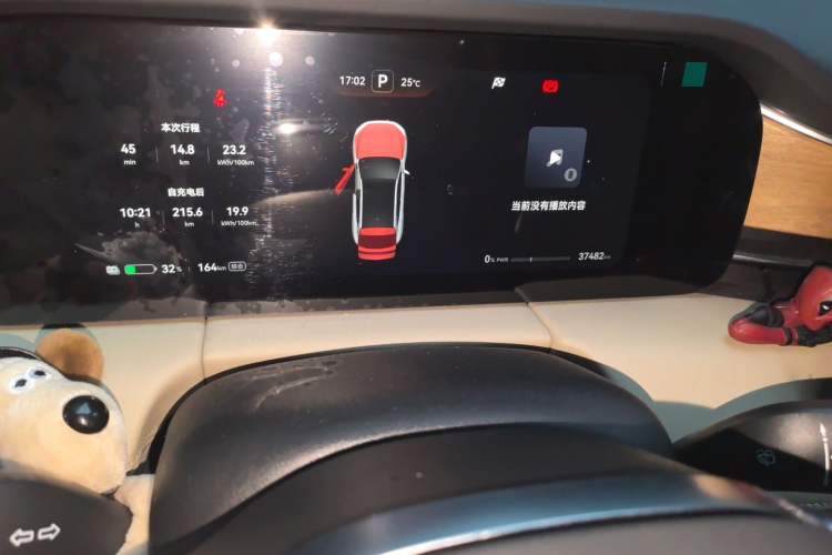 Used Hima AITO M5 2022 Pure Electric Rear-Drive Standard Edition Odometer Close Up