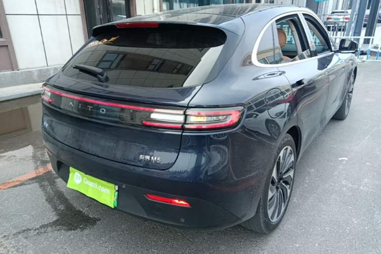 Used Hima AITO M5 2022 Extended-Range Four-Wheel Drive Performance Version Rear Right 45 Deg