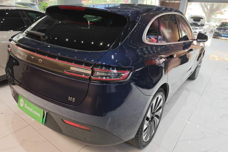 Used Hima AITO M5 2022 Extended-Range Four-Wheel Drive Flagship Edition Rear Right 45 Deg