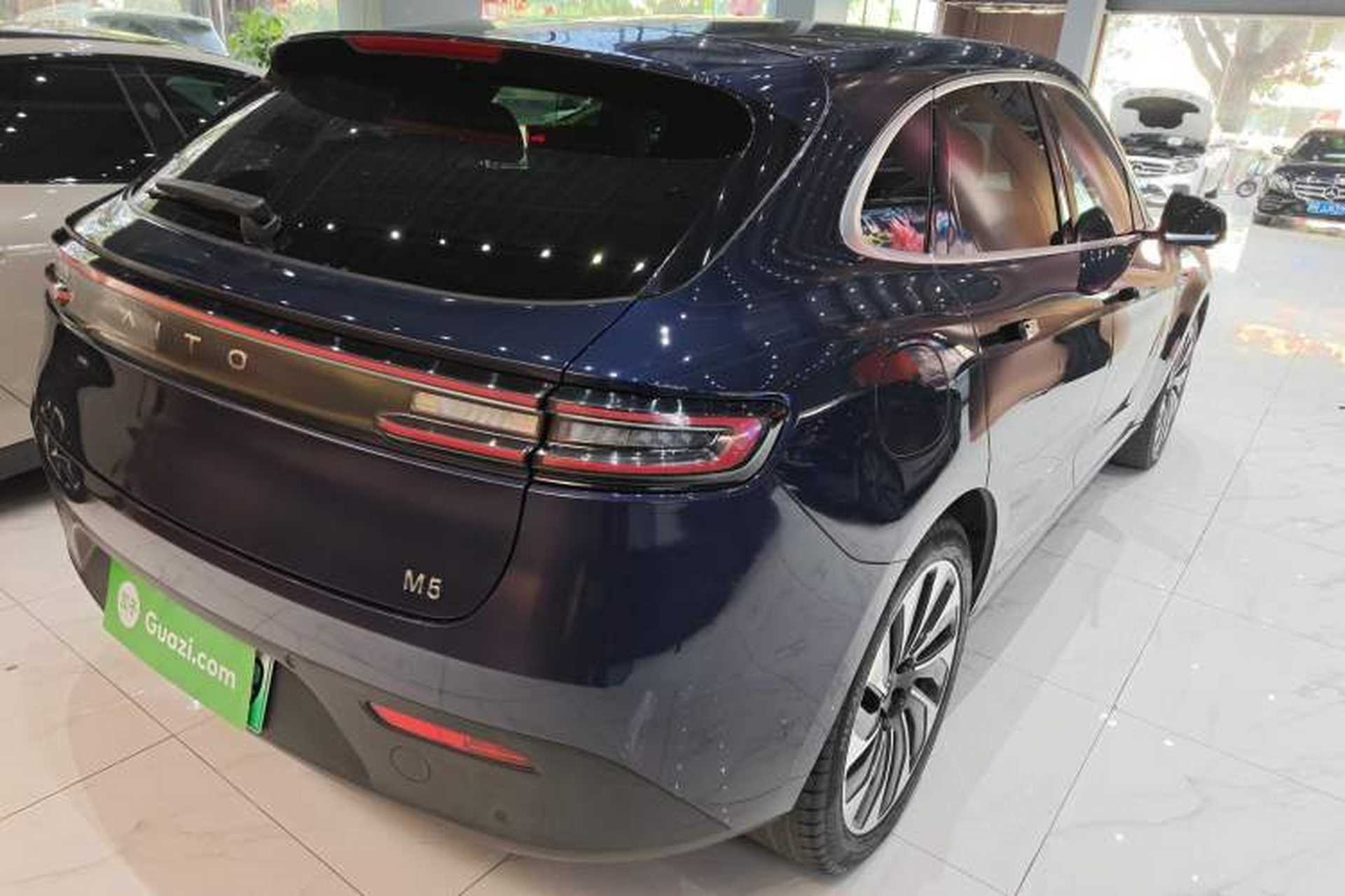Used Hima AITO M5 2022 Extended-Range Four-Wheel Drive Flagship Edition Rear Right 45 Deg