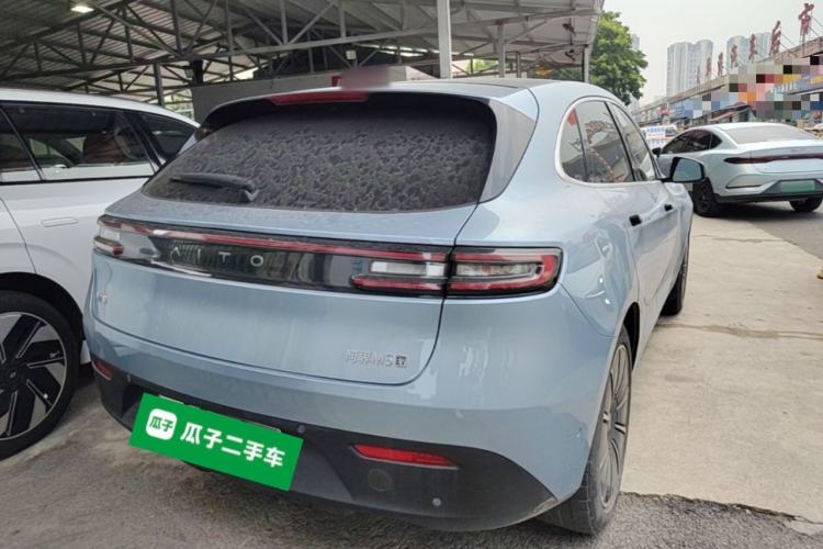 Used Hima AITO M5 2022 Pure Electric All-Wheel-Drive Performance Edition Rear Right 45 Deg