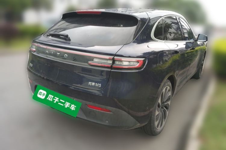 Used Hima AITO M5 2022 Extended-Range Four-Wheel Drive Performance Version Rear Right 45 Deg