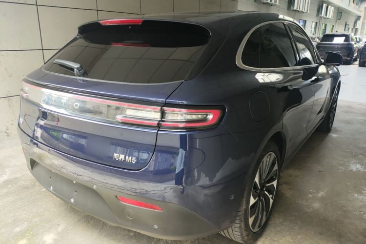 Used Hima AITO M5 2022 Extended-Range Four-Wheel Drive Ultimate Edition Rear Right 45 Deg