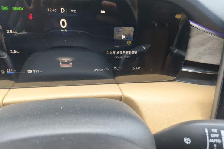 Used Hima AITO M5 2022 Extended-Range Four-Wheel Drive Ultimate Edition Odometer Close Up