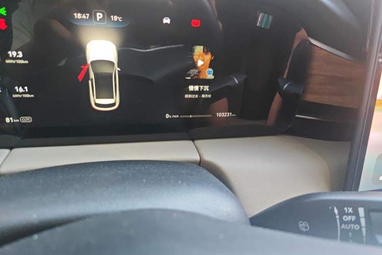 Used Hima AITO M5 2022 Pure Electric All-Wheel-Drive Performance Edition Odometer Close Up