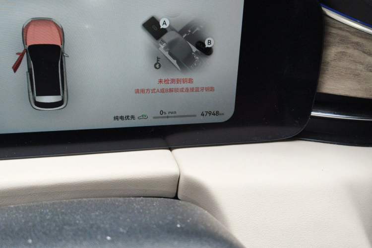 Used Hima AITO M5 2022 Extended-Range Four-Wheel Drive Performance Version Odometer Close Up