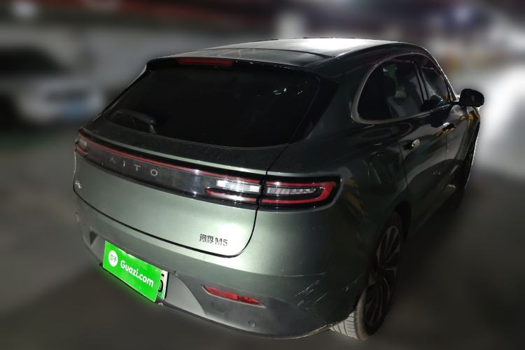 Used Hima AITO M5 2022 Extended-Range Four-Wheel Drive Performance Version Rear Right 45 Deg