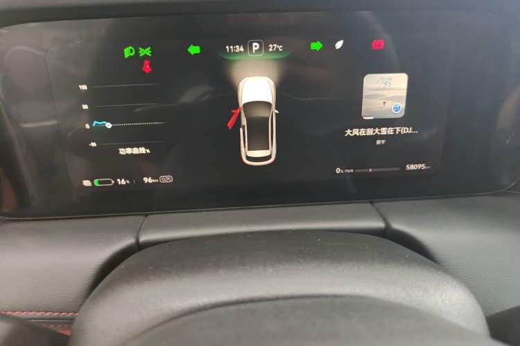Used Hima AITO M5 2022 Pure Electric Rear-Drive Standard Edition Instrument Cluster