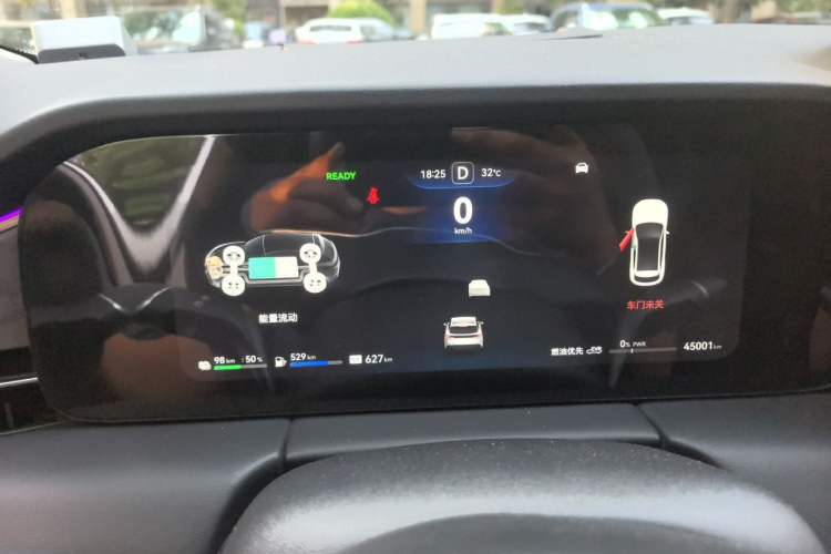 Used Hima AITO M5 2022 Extended-Range Four-Wheel Drive Performance Version Instrument Cluster