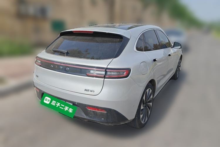 Used Hima AITO M5 2022 Range-Extended Rear-Drive Standard Version Rear Right 45 Deg