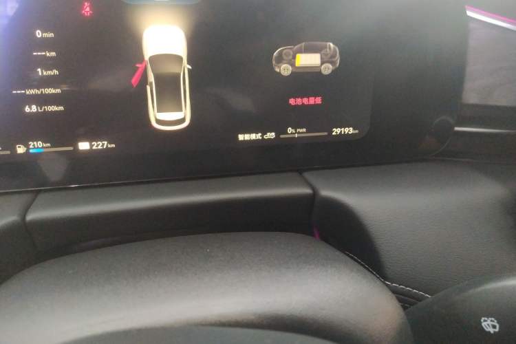 Used Hima AITO M5 2022 Range-Extended Rear-Drive Standard Version Odometer Close Up