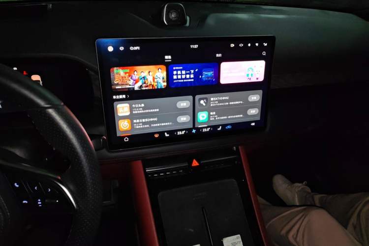 Used Hima AITO M5 2023 Pure Electric Rear-Drive Intelligent Driving Version Audio And AC Panel