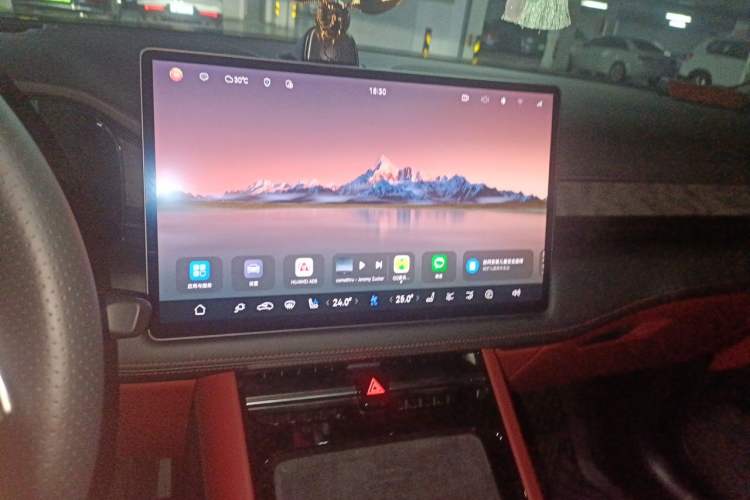 Used Hima AITO M5 2023 Pure Electric Rear-Drive Intelligent Driving Version Audio And AC Panel