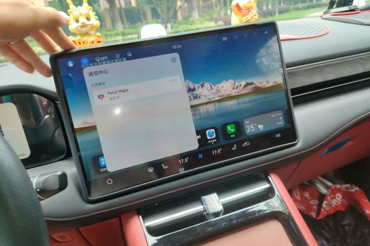 Used Hima AITO M5 2023 Pure Electric Rear-Drive Intelligent Driving Version Audio And AC Panel