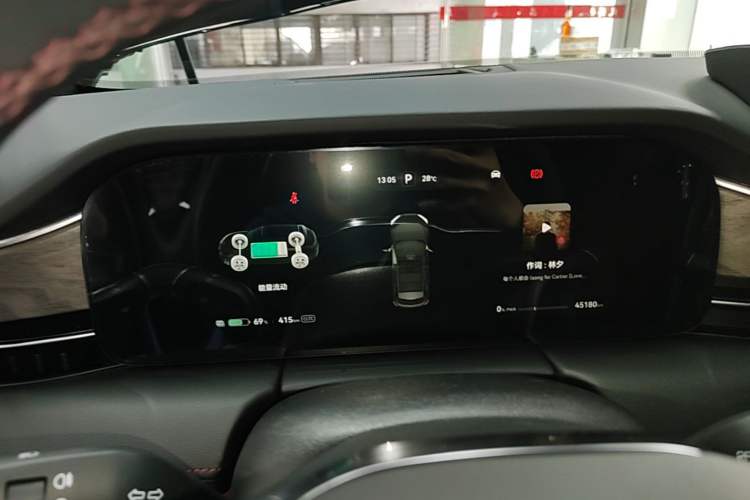 Used Hima AITO M5 2023 Pure Electric Rear-Drive Intelligent Driving Version Instrument Cluster
