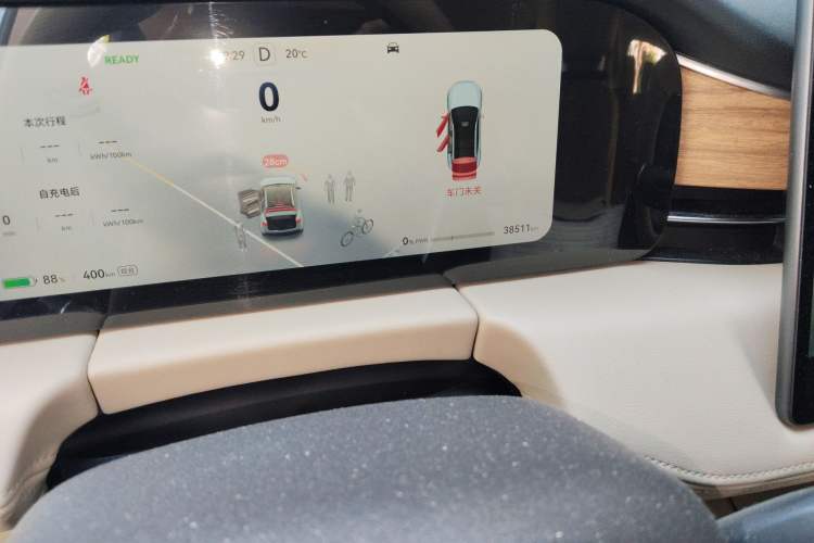 Used Hima AITO M5 2023 Pure Electric All-Wheel Drive Intelligent Driving Version Odometer Close Up