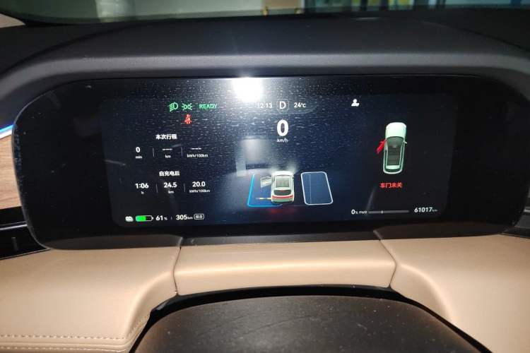 Used Hima AITO M5 2023 Pure Electric Rear-Drive Intelligent Driving Version Instrument Cluster