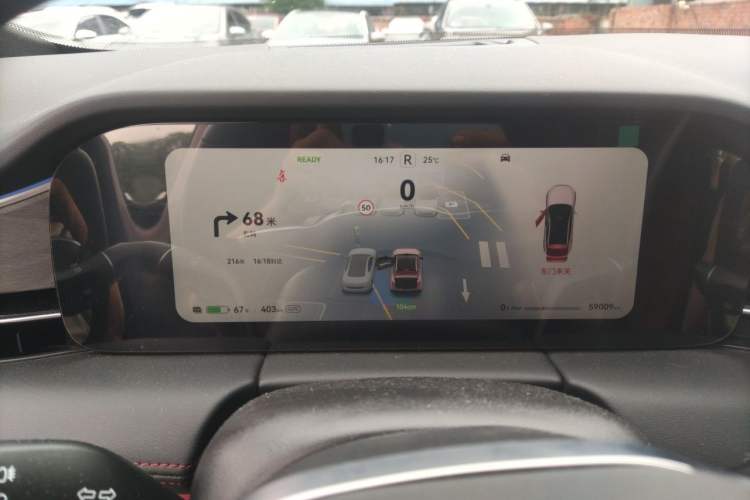 Used Hima AITO M5 2023 Pure Electric Rear-Drive Intelligent Driving Version Instrument Cluster