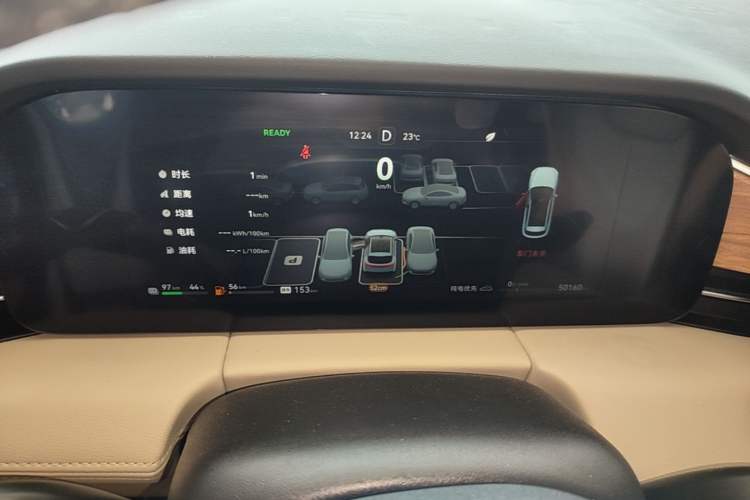 Used Hima AITO M5 2023 Pure Electric Rear-Drive Intelligent Driving Version Instrument Cluster