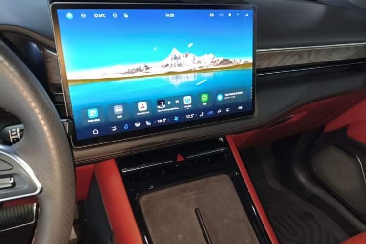 Used Hima AITO M5 2023 Pure Electric All-Wheel Drive Intelligent Driving Version Audio And AC Panel