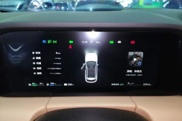 Used Hima AITO M5 2023 Extended-Range Four-Wheel Drive Intelligent Driving Version Instrument Cluster