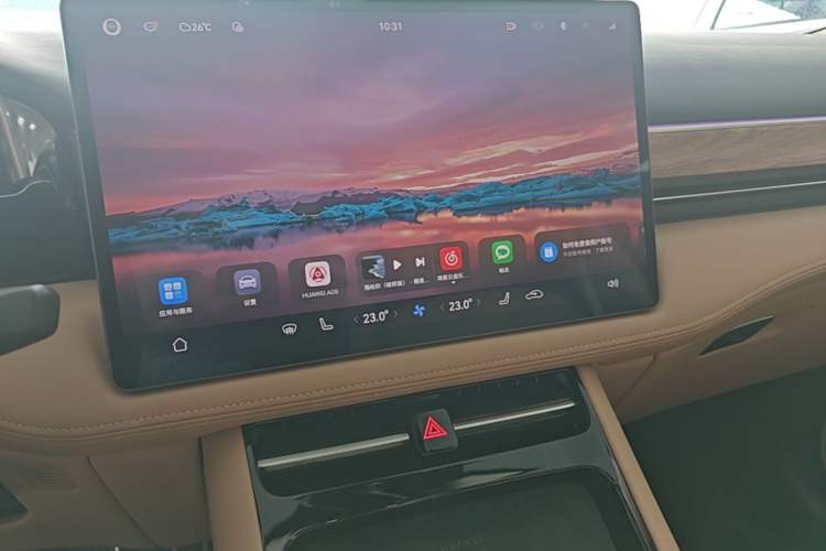 Used Hima AITO M5 2023 Extended-Range Rear-Drive Intelligent Driving Version Audio And AC Panel