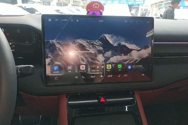 Used Hima AITO M5 2024 Extended-Range Max RS Four-Wheel Drive Advanced Intelligent Driving Version Audio And AC Panel