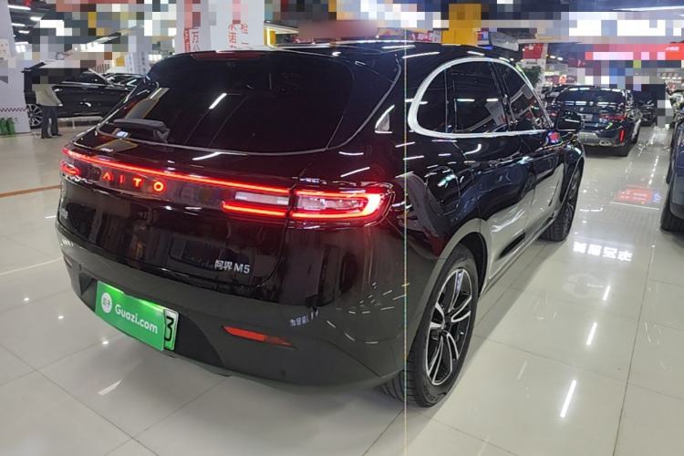 Used Hima AITO M5 2024 Extended-Range Max Rear-Wheel Drive Advanced Intelligent Driving Version Rear Right 45 Deg
