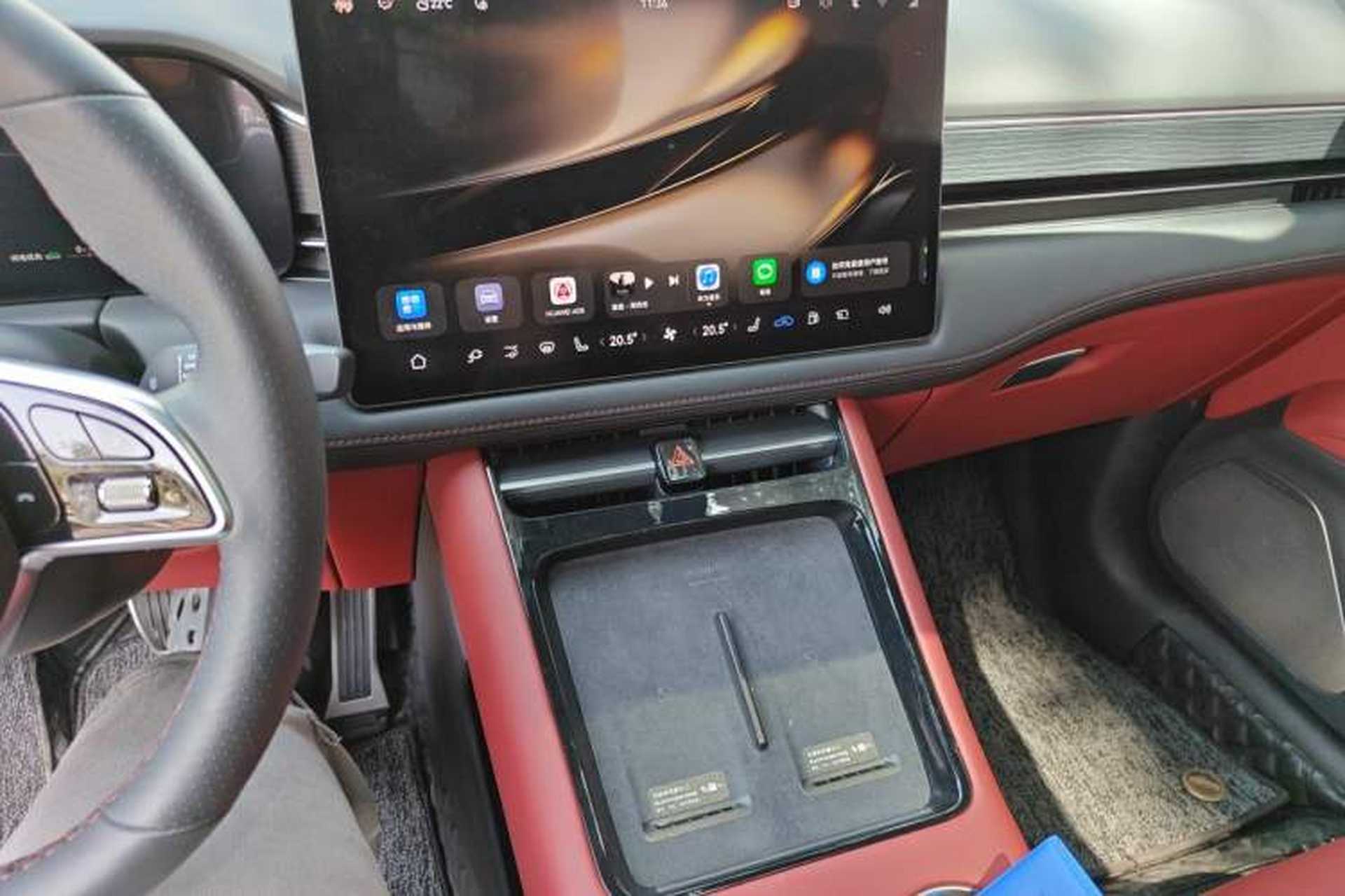 Used Hima AITO M5 2024 Extended-Range Max RS Four-Wheel Drive Advanced Intelligent Driving Version Audio And AC Panel