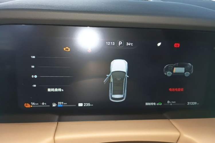 Used Hima AITO M5 2024 Extended-Range Max RS Four-Wheel Drive Advanced Intelligent Driving Version Instrument Cluster