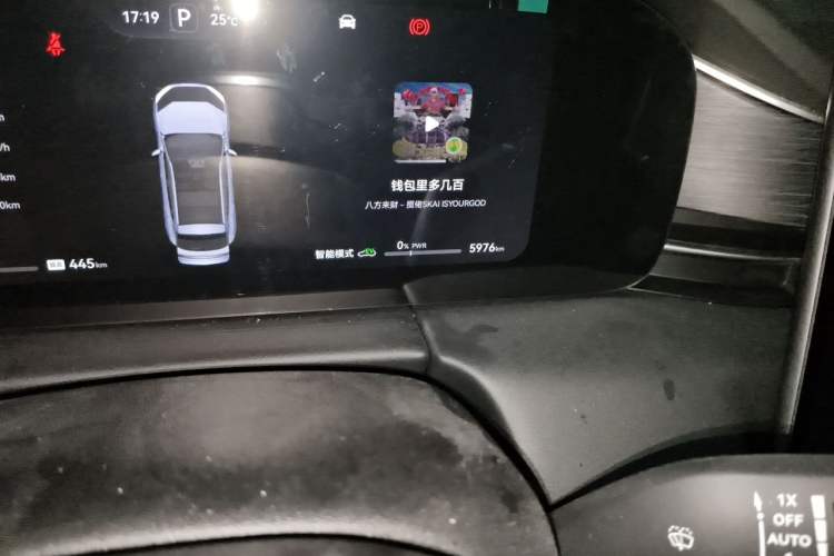 Used Hima AITO M5 2024 Extended-Range Max RS Four-Wheel Drive Advanced Intelligent Driving Version Odometer Close Up