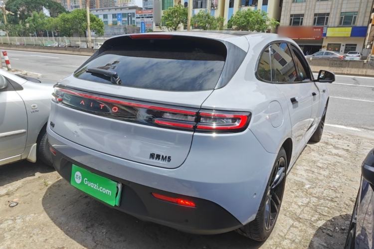 Used Hima AITO M5 2024 Extended-Range Max RS Four-Wheel Drive Advanced Intelligent Driving Version Rear Right 45 Deg