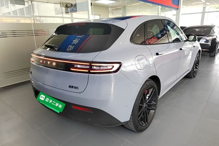 Used Hima AITO M5 2024 Extended-Range Max RS Four-Wheel Drive Advanced Intelligent Driving Version Rear Right 45 Deg