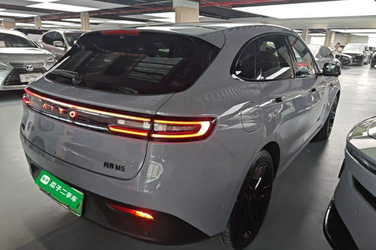 Used Hima AITO M5 2024 Extended-Range Max RS Four-Wheel Drive Advanced Intelligent Driving Version Rear Right 45 Deg