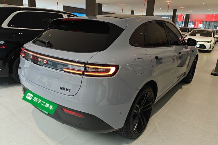 Used Hima AITO M5 2024 Extended-Range Max RS Four-Wheel Drive Advanced Intelligent Driving Version Rear Right 45 Deg