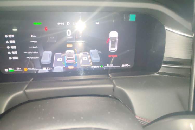 Used Hima AITO M5 2024 Extended-Range Max RS Four-Wheel Drive Advanced Intelligent Driving Version Odometer Close Up