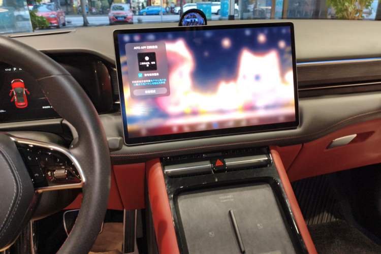 Used Hima AITO M5 2024 Extended-Range Max RS Four-Wheel Drive Advanced Intelligent Driving Version Audio And AC Panel