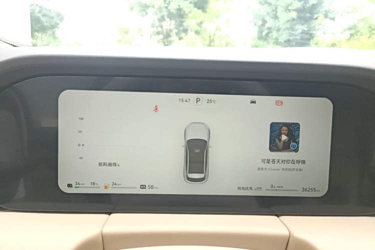 Used Hima AITO M5 2024 Extended-Range Max RS Four-Wheel Drive Advanced Intelligent Driving Version Instrument Cluster