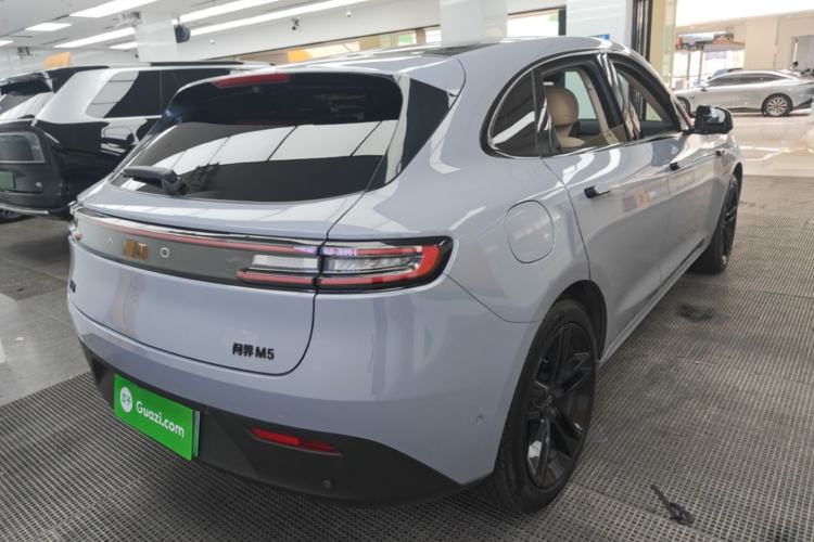 Used Hima AITO M5 2024 Extended-Range Max RS Four-Wheel Drive Advanced Intelligent Driving Version Rear Right 45 Deg