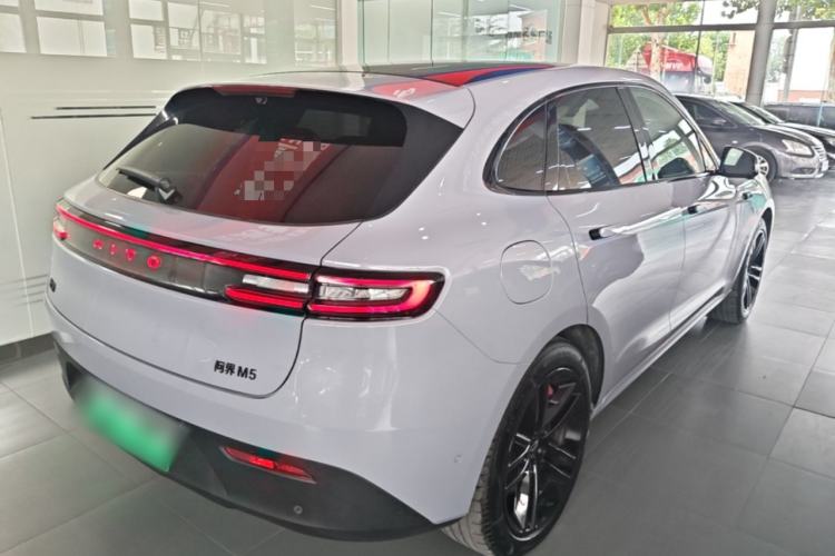 Used Hima AITO M5 2024 Extended-Range Max RS Four-Wheel Drive Advanced Intelligent Driving Version Rear Right 45 Deg